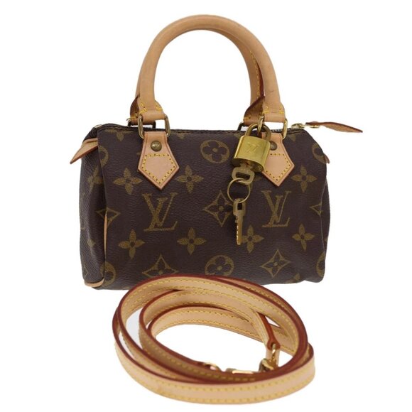 LOUIS VUITTON Monogram Mini Speedy Hand Bag M41534 LV Auth am4166V - Picture 1 of 16